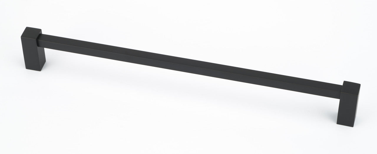 Alno D718-18-MB: 18" cc Contemporary II Appliance Pull - Matte Black