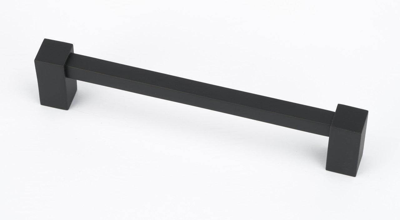 Alno D718-8-MB: 8" cc Contemporary II Appliance Pull - Matte Black