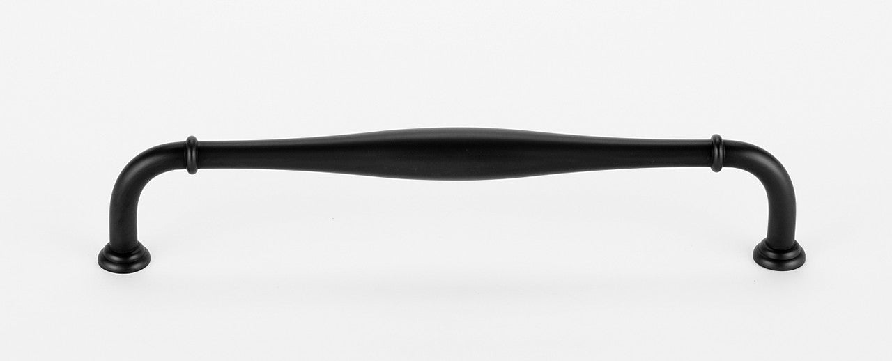 Alno D726-12-MB: 12" cc Charlie's Collection Appliance Pull - Matte Black