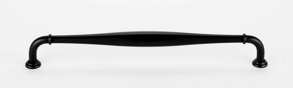 Alno D726-18-MB: 18" cc Charlie's Collection Appliance Pull - Matte Black