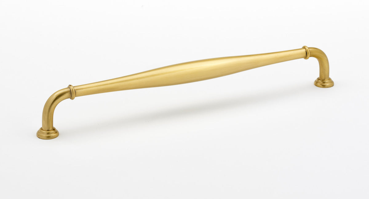 Alno D726-18-SB: 18" cc Charlie's Collection Appliance Pull - Satin Brass