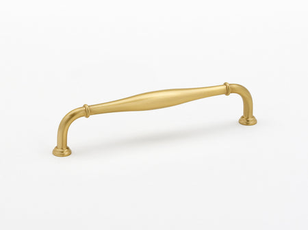 Alno D726-8-SB: 8" cc Charlie's Collection Appliance Pull - Satin Brass