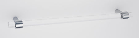 Alno D860-12-PC: 12" cc Acrylic Contemporary Appliance Pull - Polished Chrome