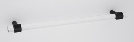 Alno D860-18-MB: 18" cc Acrylic Contemporary Appliance Pull - Matte Black
