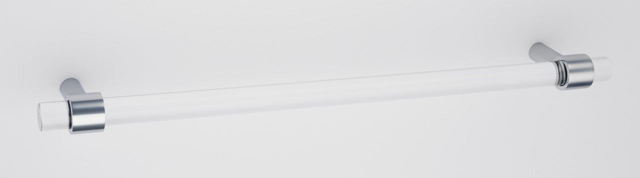Alno D860-18-PC: 18" cc Acrylic Contemporary Appliance Pull - Polished Chrome