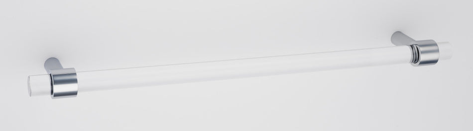 Alno D860-18-PC: 18" cc Acrylic Contemporary Appliance Pull - Polished Chrome