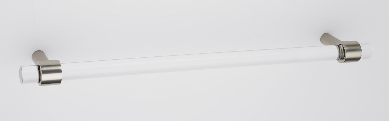 Alno D860-18-PN: 18" cc Acrylic Contemporary Appliance Pull - Polished Nickel