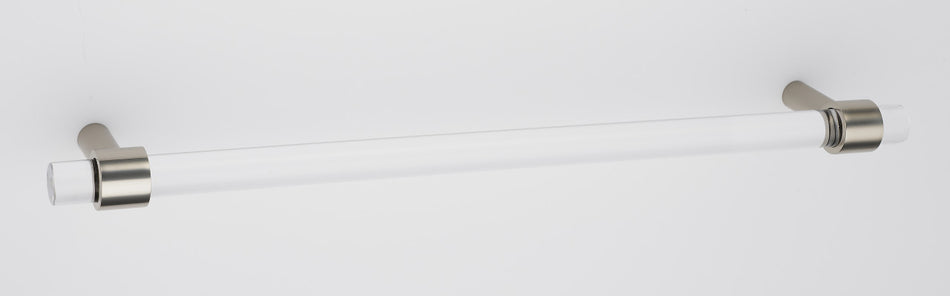 Alno D860-18-PN: 18" cc Acrylic Contemporary Appliance Pull - Polished Nickel