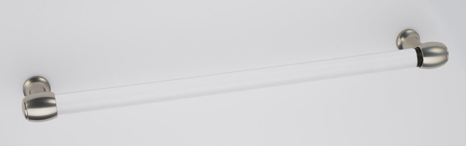 Alno D870-12-PN: 12" cc Acrylic Royale Appliance Pull - Polished Nickel