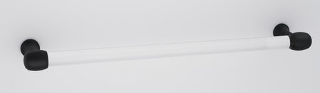 Alno D870-18-MB: 18" cc Acrylic Royale Appliance Pull - Matte Black