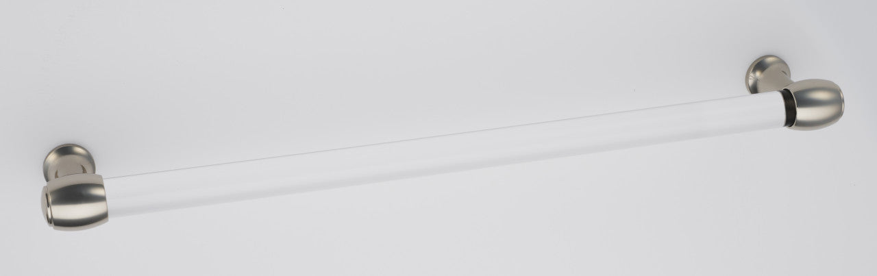 Alno D870-18-PN: 18" cc Acrylic Royale Appliance Pull - Polished Nickel