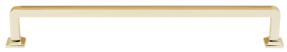 Alno D950-12-PB: 12" cc Millennium Appliance Pull - Polished Brass