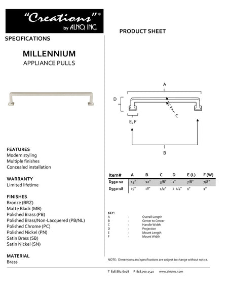 Specificaton Sheet