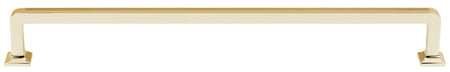 Alno D950-18-PB/NL: 18" cc Millennium Appliance Pull - Unlacquered Brass