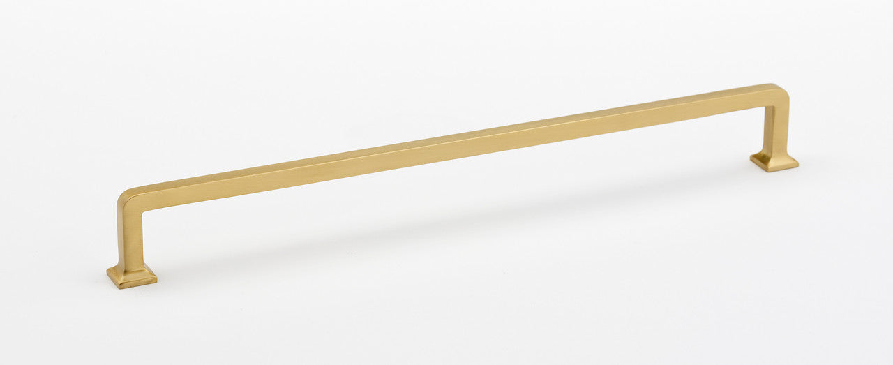 Alno D950-18-SB: 18" cc Millennium Appliance Pull - Satin Brass
