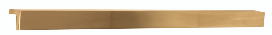 Alno D960-12-PB/NL: 12" cc Tab Modern Appliance Pull - Unlacquered Brass