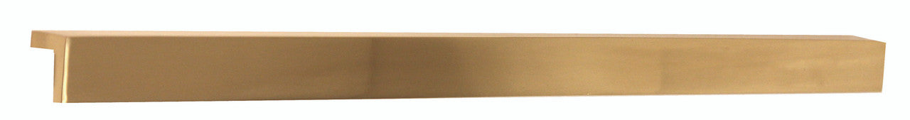 Alno D960-18-PB/NL: 18" cc Tab Modern Appliance Pull - Unlacquered Brass