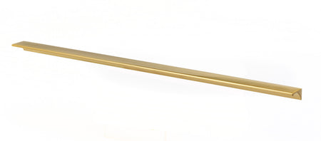 Alno D970-18-SB: 18" cc Tab Modern Appliance Pull - Satin Brass