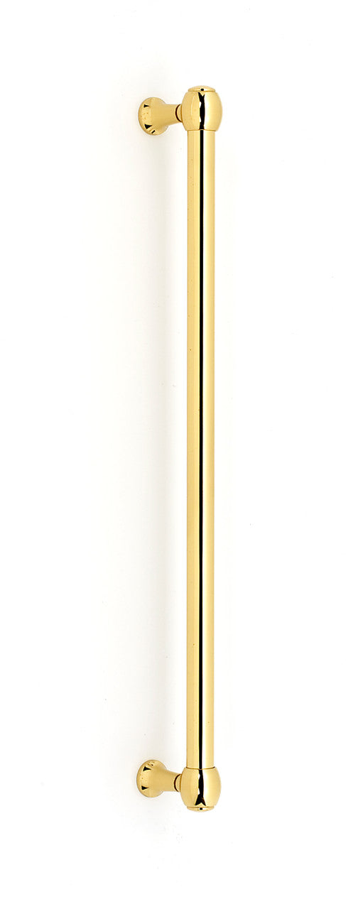 Alno D980-12-PB: 12" cc Royale Appliance Pull - Polished Brass