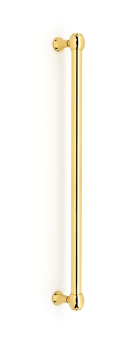 Alno D980-12-PB/NL: 12" cc Royale Appliance Pull - Unlacquered Brass