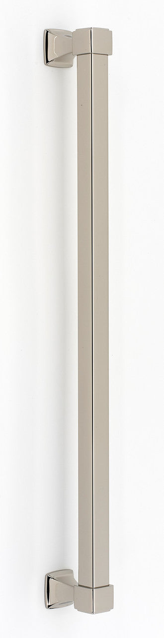 Alno D985-18-PN: 18" cc Cube Appliance Pull - Polished Nickel