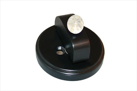 Myterra DB.CRQZ.19: 2-1/2" Crystal Quartz Sphere Deadbolt - Matte Black