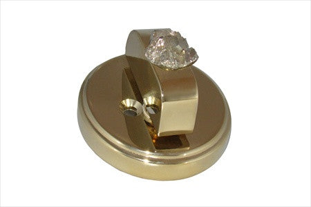 Myterra DB.PYRT.03: 2-1/2" Pyrite Sphere Deadbolt - PVD Polished Brass