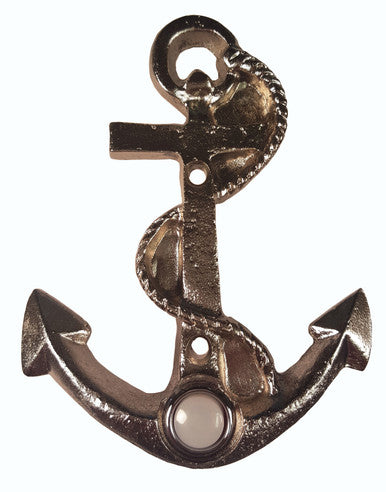 Buck Snort DB00923-0100: 4-7/8" Anchor Door Bell - Nickel