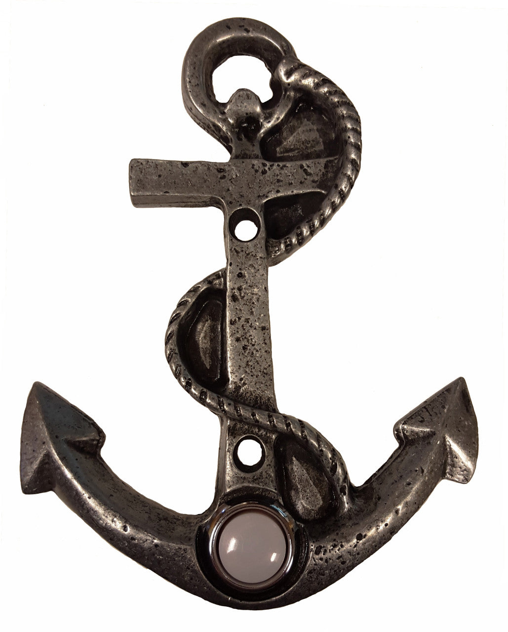 Buck Snort DB00923-5100: 4-7/8" Anchor Door Bell - Oxidized Pewter