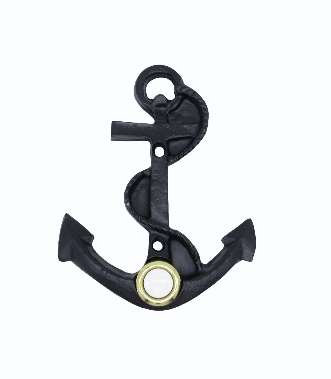 Buck Snort DB00923-MTBK: 4-7/8" Anchor Door Bell - Matte Black