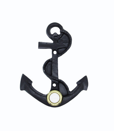 Buck Snort DB00923-MTBK: 4-7/8" Anchor Door Bell - Matte Black