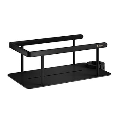 Smedbo DB3008: Sideline Shower Riser Basket - Matte Black