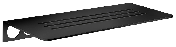 Smedbo DB3062: Sideline Grout Line Shelf - Matte Black