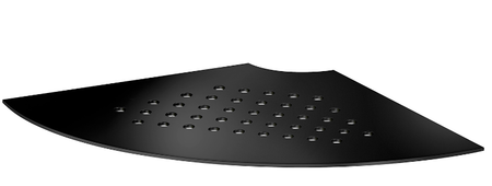 Smedbo DB3063: Sideline Grout Line Corner Shelf - Matte Black