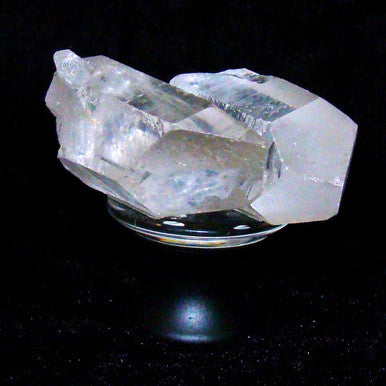 Myterra DCQP.19: Double Quartz Point Cabinet Knob - Matte Black