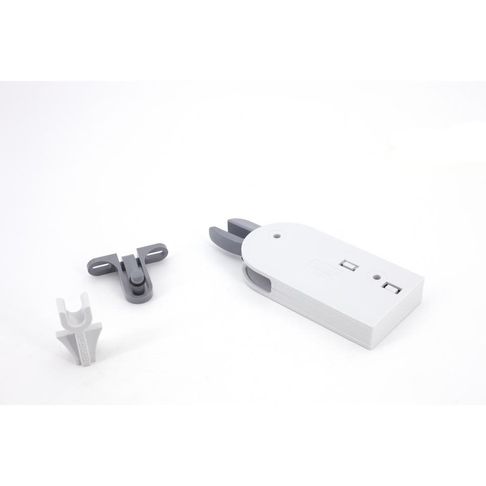 Sugatsune DC-100: Damper Catch for Wood Cabinet Door - Grey