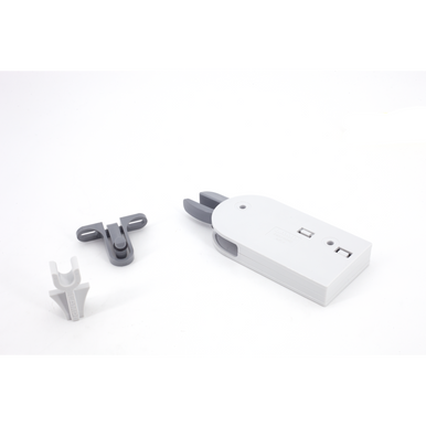 Sugatsune DC-100: Damper Catch for Wood Cabinet Door - Grey