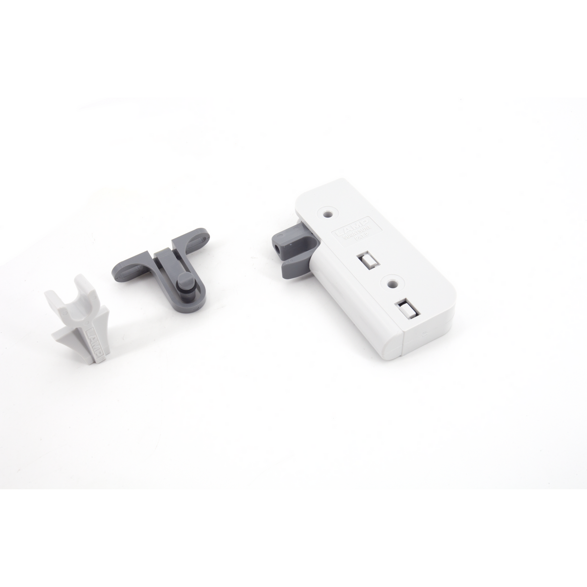 Sugatsune DC-90: Damper Catch for Wood Cabinet Door - Grey