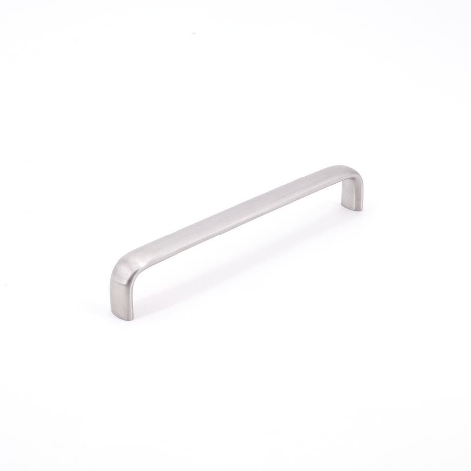 Sugatsune DL-150-S: 144mm cc Oval Bar Handle - Satin Stainless Steel