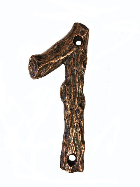 Buck Snort DM10001-2800: 4-1/8" Log House Number One - Oxidized Copper