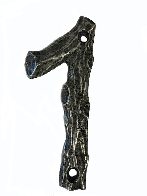 Buck Snort DM10001-5100: 4-1/8" Log House Number One - Oxidized Pewter