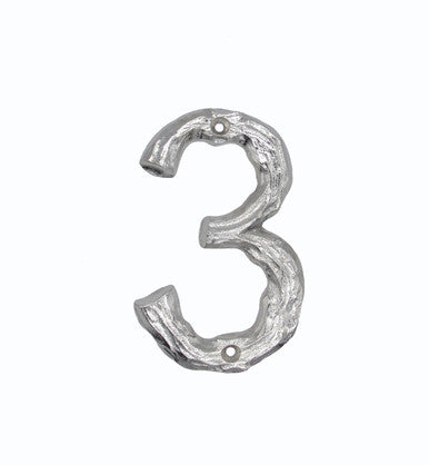 Buck Snort DM10003-0100: 4-1/4" Log House Number Three - Nickel