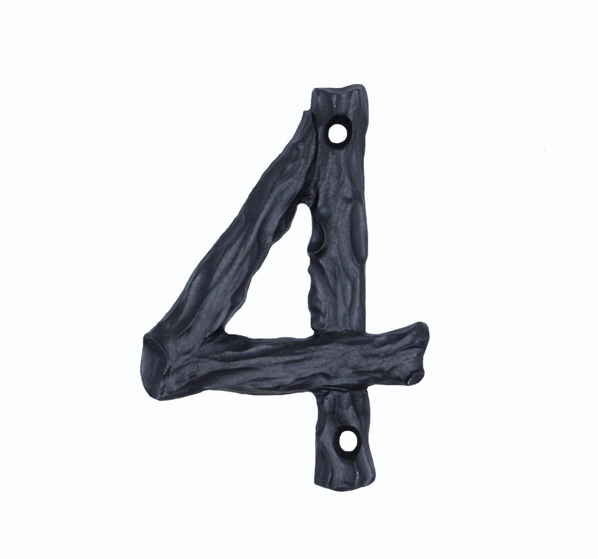 Buck Snort DM10004-MTBK: 4-1/4" Log House Number Four - Matte Black