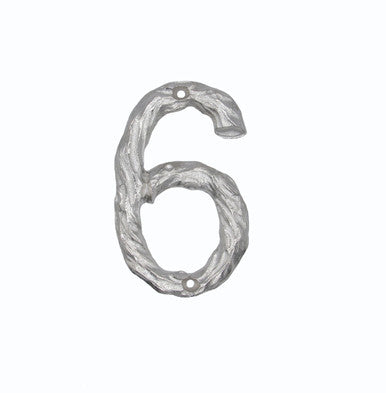 Buck Snort DM10006-0100: 4-1/4" Log House Number Six - Nickel