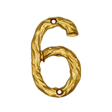 Buck Snort DM10006-2150: 4-1/4" Log House Number Six - Luxury Gold