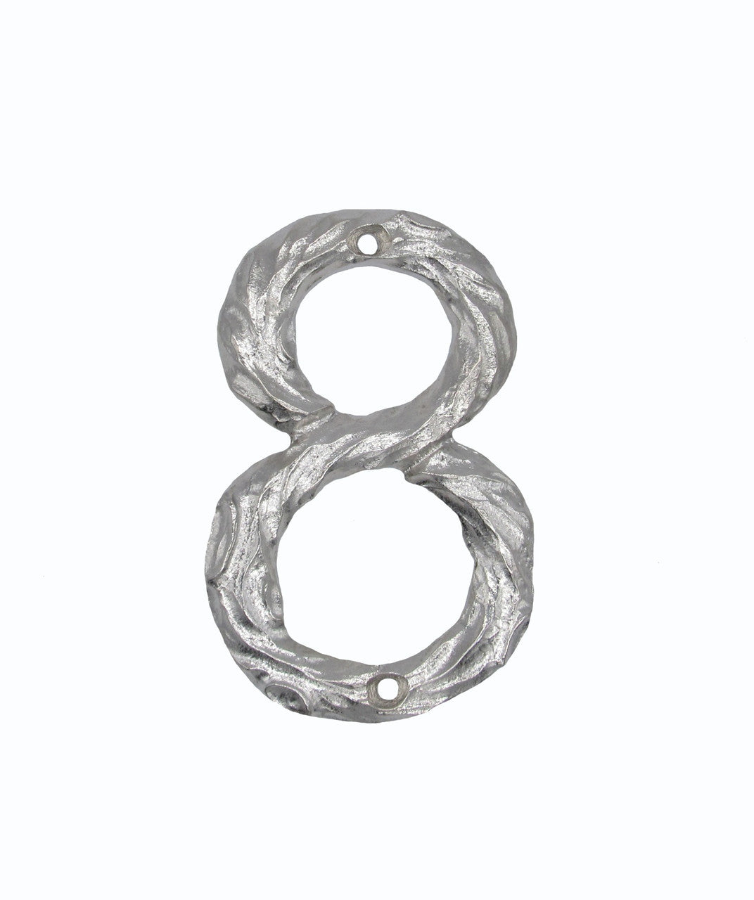 Buck Snort DM10008-0100: 4-1/4" Log House Number Eight - Nickel