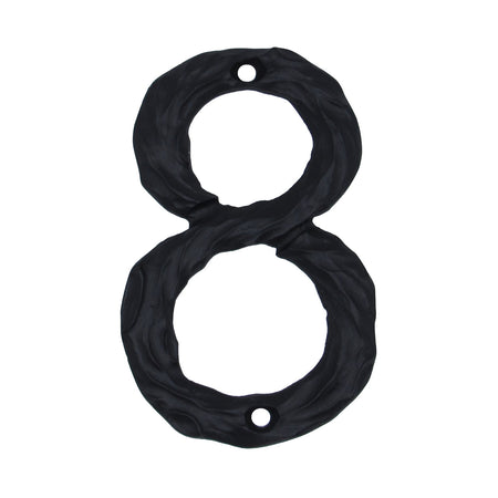 Buck Snort DM10008-MTBK: 4-1/4" Log House Number Eight - Matte Black