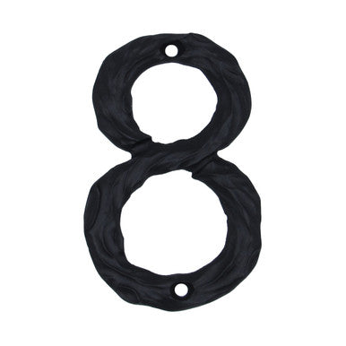 Buck Snort DM10008-MTBK: 4-1/4" Log House Number Eight - Matte Black