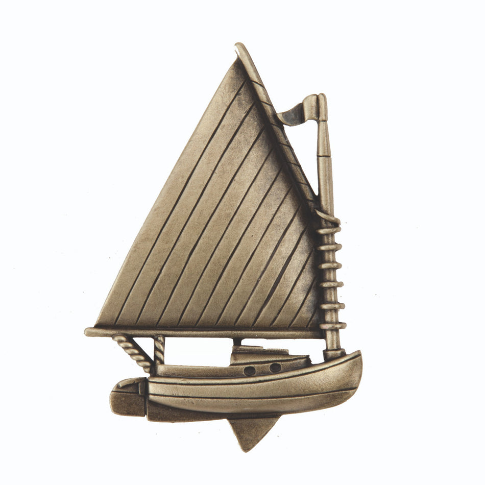 Acorn DP1AP: 2" Catboat Cabinet Knob - Antique Brass