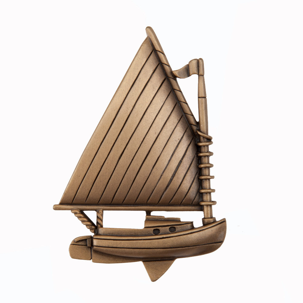 Acorn DP1GP: 2" Catboat Cabinet Knob - Museum Gold